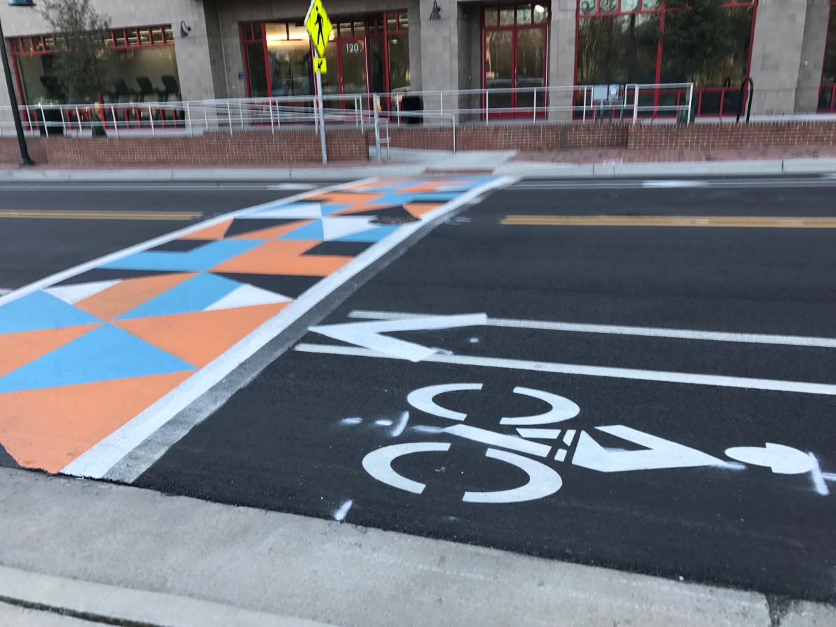 Colorful Crosswalk